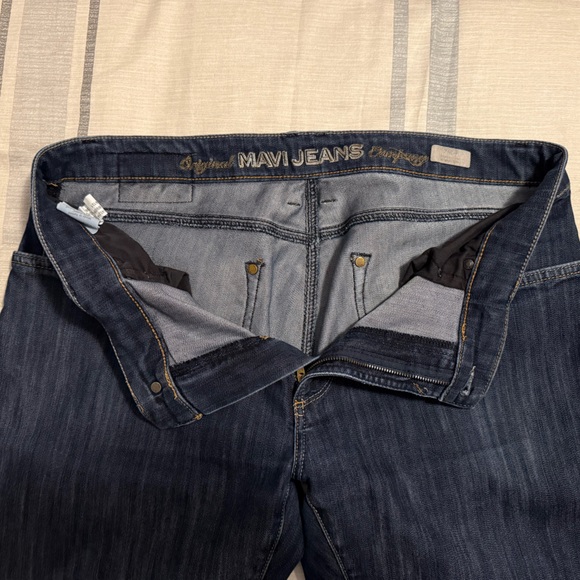 Mavi Zach Straight Cut Men's Jeans Classic Dark Wash Denim 38/34 - Picture 3 of 8